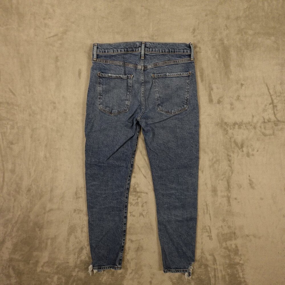 Agolde Jeans‎ Toni Slim High Rise Ankle Women's 28 distressed hems Stratosphere - Picture 9 of 12